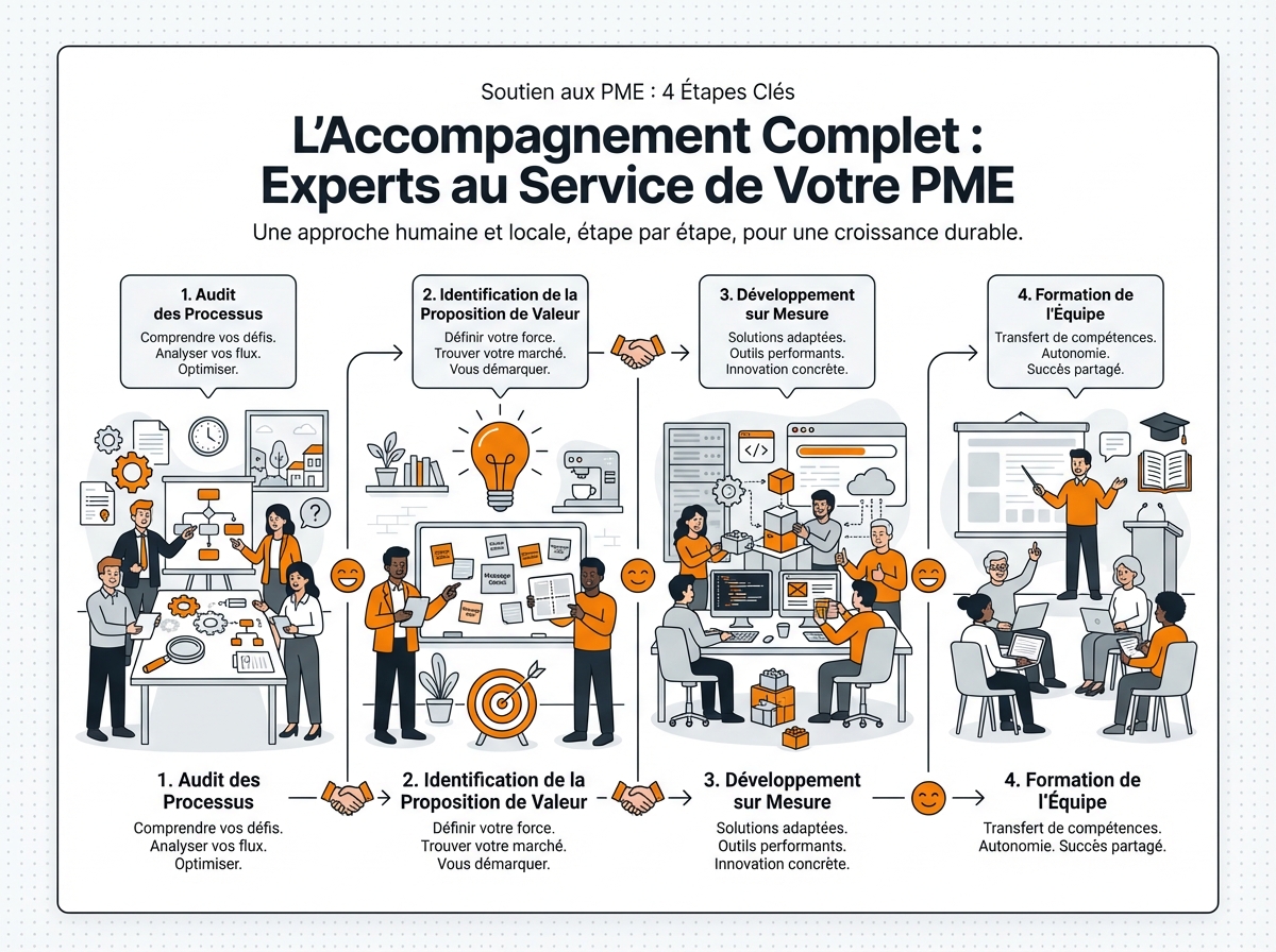 Mon approche d'automatisation pour PME alsaciennes - audit, identification, développement, formation